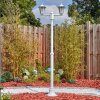 Loria outdoor light, lamp post, path light white, 2-light sources