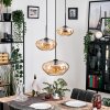 Mertola hanging light, globe light black, 5-light sources