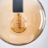 Gastor hanging light, globe light 30 cm Amber, 3-light sources