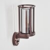 Martinha outdoor wall light rust-coloured, 1-light source, Motion sensor