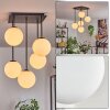 Gastor ceiling light, globe light white, 5-light sources