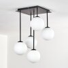 Gastor ceiling light, globe light white, 5-light sources