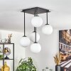 Gastor ceiling light, globe light white, 5-light sources