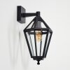 Falfosa outdoor wall light black, 1-light source