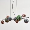 Sacoselo hanging light, globe light black, 9-light sources