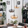 Mertola hanging light, globe light black, 3-light sources