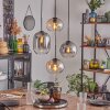 Soutinho hanging light, globe light Amber, clear, Smoke-coloured, 4-light sources