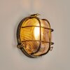 Godel outdoor wall light gold, black, 1-light source