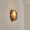 Godel outdoor wall light gold, black, 1-light source