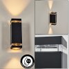 Travassos outdoor wall light, Up & Down Light black, 2-light sources