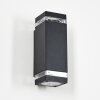 Travassos outdoor wall light, Up & Down Light black, 2-light sources