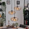 Mertola hanging light, globe light black, 3-light sources