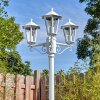 Loria outdoor light, lamp post, path light white, 3-light sources