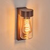 Encoberta outdoor light, outdoor wall light rust-coloured, 1-light source, Motion sensor