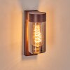 Encoberta outdoor light, outdoor wall light rust-coloured, 1-light source, Motion sensor