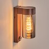 Encoberta outdoor light, outdoor wall light rust-coloured, 1-light source, Motion sensor