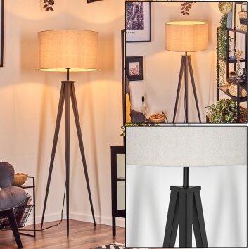 Flemming floor lamp black, 1-light source