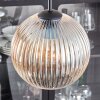 Koyoto hanging light, globe light 35 cm Amber, clear, 4-light sources