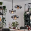 Mertola hanging light, globe light black, 3-light sources