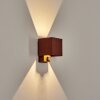 Almodofa outdoor wall light, Up & Down Light rust-coloured, 1-light source, Motion sensor