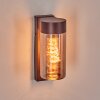 Encoberta outdoor light, outdoor wall light rust-coloured, 1-light source, Motion sensor