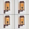 Cadafaes outdoor wall light rust-coloured, 1-light source, Motion sensor