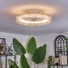 Benasal ceiling light, Ceiling fan light Ecru, white, 1-light source, Remote control