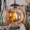 Gastor hanging light, globe light 45 cm black, 5-light sources