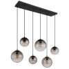 Globo lighting DALLERTA hanging light black, 6-light sources