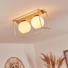 Finnseter Ceiling Light Champagne, 2-light sources