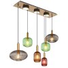 Globo lighting NORMY hanging light brass, 6-light sources