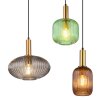 Globo lighting NORMY hanging light brass, 6-light sources