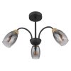 Globo lighting GERLY ceiling light black, 3-light sources