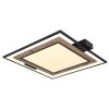 Globo lighting GABALDO ceiling light LED Wood like finish, black, white, 1-light source