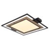 Globo lighting GABALDO ceiling light LED Wood like finish, black, white, 1-light source