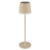 Globo lighting Outdoor table lamp, solar light LED sand-coloured, white, 1-light source