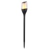 Globo lighting SOLAR solar light, path light LED black, transparent, clear, 1-light source