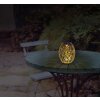 Globo lighting SOLAR solar light, path light LED gold, black, 1-light source