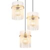 Globo lighting Gorley hanging light gold, 3-light sources