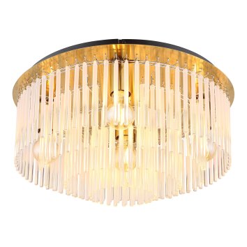 Globo lighting Gorley ceiling light gold, 5-light sources