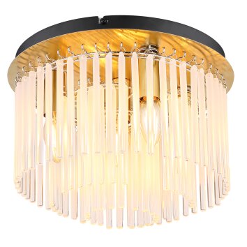 Globo lighting Gorley ceiling light gold, 5-light sources