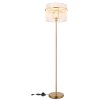 Globo lighting Gorley floor lamp gold, 1-light source