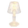 Globo lighting Gixi table lamp LED transparent, clear, 1-light source