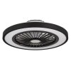 Globo lighting Blizzak Ceiling fan light LED black, 1-light source, Remote control