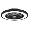 Globo lighting Blizzak Ceiling fan light LED black, 1-light source, Remote control