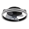 Globo lighting Cataleya Ceiling fan light LED black, 1-light source, Remote control