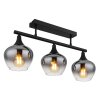 Globo lighting Maxy ceiling light black, 3-light sources