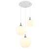 Globo lighting Maxy hanging light chrome, white, 3-light sources