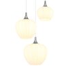 Globo lighting Maxy hanging light chrome, white, 3-light sources