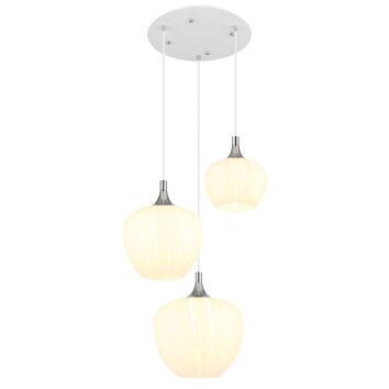 Globo lighting Maxy hanging light chrome, white, 3-light sources